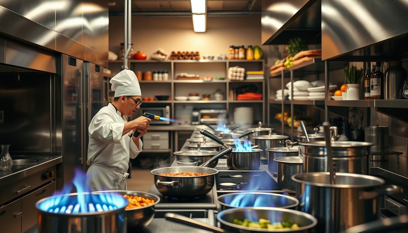 Gás GLP na produção de alimentos