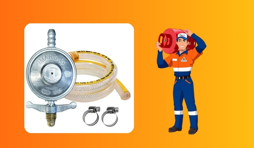 Kit instalação de Registro de Gás de Cozinha