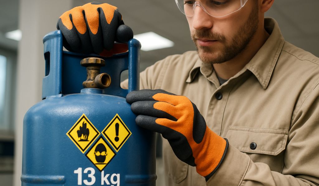 Segurança no Manuseio do Botijão de Gás GLP 13