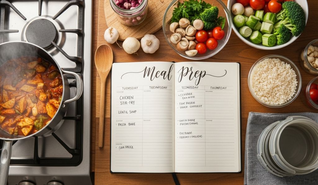 Planeje suas refeições - cozinhar em maior quantidade de uma só vez economiza gás e tempo. Planeje suas refeições - cozinhar em maior quantidade de uma só vez economiza gás e tempo.